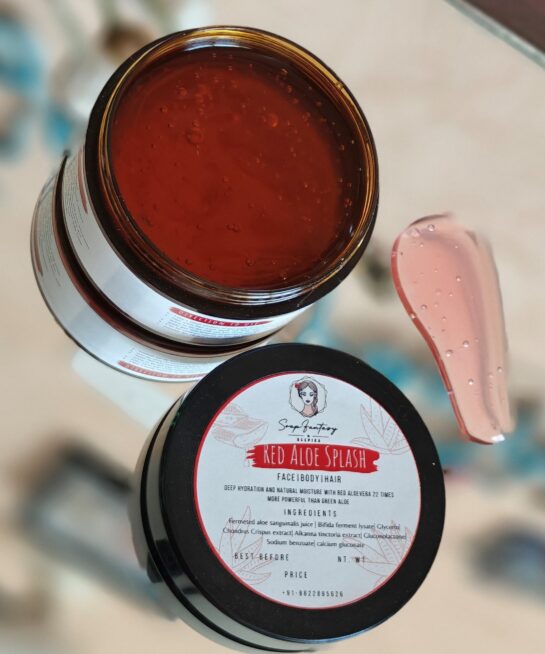 Red aloe splash